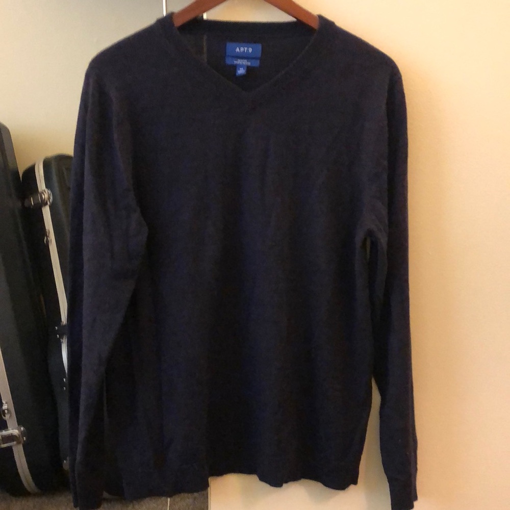 Apt 9 slim fit merino blend (merino wool and acrylic) sweater